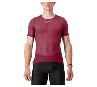 Maglia intima Castelli Pro Mesh 2.0 a manica corta Bordeaux, Taglia S