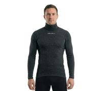 Maglietta lunga scaldacollo calda castelli flanders nera