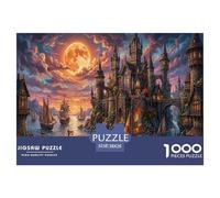 Castelli medievali Jigsaw Puzzle Impossible 1000 Pezzi Decorazione Per La Casa. Giochi Rilassamento E Intelligence Per Adulti E Ragazzi Da 14 Anni 38x26cm/1000pcs