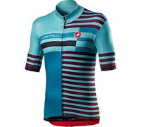 Castelli Mid Weight PRO Jersey, Maglietta Uomo, Celeste, S
