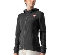 CASTELLI Milano F Zip W FL, Felpa con Cerniera Donna, Comoda e Traspirante, Ideale per Allenamenti e Tempo Libero