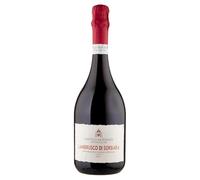 Castelli Modenesi Lambrusco di Sorbara DOC, Vino Rosso dal Gusto Fresco, Vitale Frizzante con Retrogusto di Frutti Rossi, Profumo Fruttato e Intenso, 11% Vol, Confezione con 6 Bottiglie da 750 ml