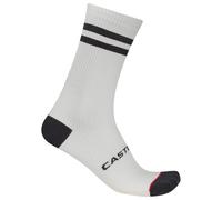 Calze Castelli Originale 18 bianco nero - L-XL