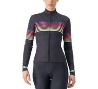 Maglia Castelli Ottanta manica lunga nero multicolor donna - L
