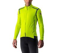 Castelli Perfetto Ros Long Sleeve Giacca Sportiva, Uomo, Yellow Fluo, M