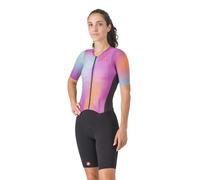CASTELLI PR 2 W Speed - body triathlon - donna Pink/Orange/Blue S