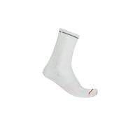 Castelli - Premio Evo 18 Sock - Calze da ciclismo Unisex S/M | EU 36|39 grigio/bianco