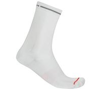Castelli - Premio Evo 18 Sock - Calze da ciclismo Unisex L/XL | EU 40|43 grigio/bianco