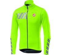 Castelli Raddoppia 2 Jacket, Giacca Sportiva Uomo, Yellow Fluo, M