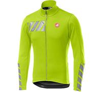 CASTELLI Raddoppia 2 Jacket, Giacca Sportiva Uomo, Yellow Fluo, S
