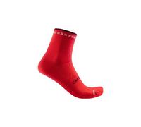 Castelli rosso corsa 11 rosso calze donna