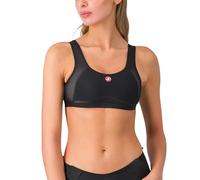 CASTELLI Rosso Corsa, Reggiseno Sportivo Unisex Adulto, Nero, XS