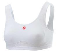Castelli Rosso Corsa Bra, Intimo Ciclismo Donna, White, M