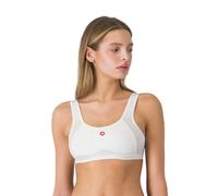 Castelli Rosso Corsa - reggiseno a medio sostegno - donna S White woman