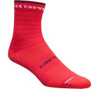 CASTELLI Rosso Corsa W 11 Sock Calzini Donna (Pacco da 1)
