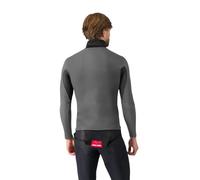 Castelli Maglia intima Flanders 2 High Neck Warmer maniche lunghe Grigio L Uomo