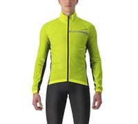 Castelli squadra stretch jacket yellow dark grey