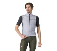 Gilet a vento sottile Castelli Squadra Stretch argento grigio scuro - S