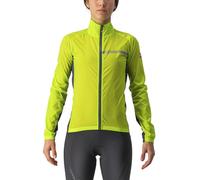 CASTELLI Squadra Stretch W - giacca ciclismo - donna Green/Yellow XS