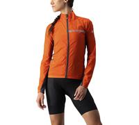 Castelli Squadra Stretch W - giacca ciclismo - donna L Orange woman Bluesign