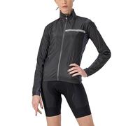 Giacca donna castelli squadra stretch manica lunga nero