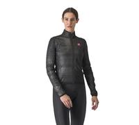 Castelli squall shell donna giacca antivento nero argento