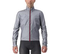 Giacca sottile impermeabile Castelli Tempesta Rosso Corsa GORE-TEX grigio - M
