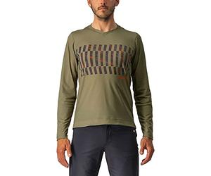 Castelli Trail Tech LS Tee - Maglia Tecnica a Maniche Lunghe per MTB e gravel, Traspirante e Confortevole