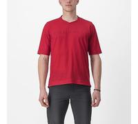 Castelli Trail Tech 2 Short Sleeve T-shirt Rosso L Uomo