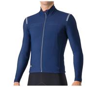 Maglia Castelli Tutto Nano RoS Rosso Corsa manica lunga blu profondo - L