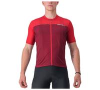 CASTELLI Unlimited Entrata Kurzarmtrikot, für Herren, Größe 2XL, Fahrradtrikot, rosso