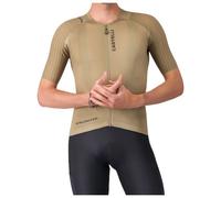 Castelli Unlimited Pro 2 Short Sleeve Jersey Beige L Uomo Brown Elmwood