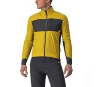 CASTELLI Unlimited Puffy Jkt - Uomo - Grigio / Giallo - Taglia M- modello 2023