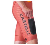 Castelli Unlimited Short Sleeve Race Suit Arancione 2XL Uomo Orange / Hot Sauce / Black