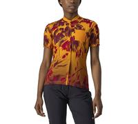Castelli Unltd Sentiero Short Sleeve Jersey Arancione M Donna Golden Orange / Barbaresco Red