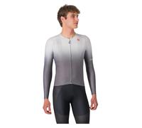 Maglia Castelli UPF manica lunga bianco grigio scuro - XL