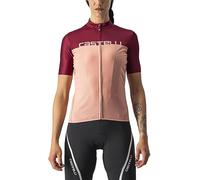 Maglia Castelli Velocissima manica corta rosa chiaro viola donna - L