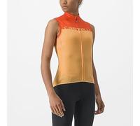 Castelli Velocissima Sleeveless Jersey Arancione XL Donna