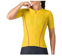 Castelli - Women's Anima Flow Jersey - Maglietta da ciclismo L giallo