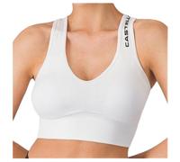Castelli - Women's Comfort Travel Crop Top - Singlet ciclismo S/M beige/bianco