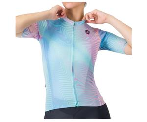 Castelli - Women's Cosmic Vortex Jersey - Maglietta da ciclismo XS blu