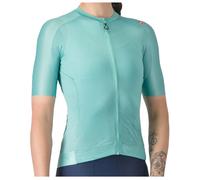 Maglia Castelli Espresso manica corta blu piscina donna - S