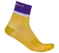 Castelli - Women's Tonal Logo 12 Sock - Calze da ciclismo EU 35-38 giallo