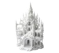 Castello 'acquario | Grotta Nascosta A Forma Di Castello Scavato Stamp | Ornamenti Per Acquari, Grotte Per Il Riposo Del Rifugio Per La Pesca A Casa, Per Il Riposo Acquatico D'acqua Dolce Di Betta