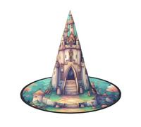 Castello classico 1 pz Halloween strega cappello costume partito cappello adatto per giochi teatrali accessori