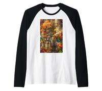 Castello della foresta autunnale Maglia con Maniche Raglan