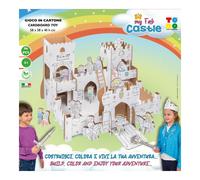 CASTELLO DELLE FIABE IN CARTONE DA COSTRUIRE E COLORARE