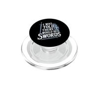 Castello delle spade medievali del festival rinascimentale del cavaliere PopSockets PopGrip per MagSafe
