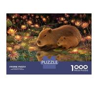 Castello dell'Horreur Jigsaw 1000Pcs Animaux Mignons Puzzle Classic Adulti Ragazzi Rilassamento Intelligence Idea Regalo Uomo Donna 52x38cm/1000pcs