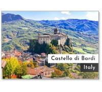 Castello Di Bardi - Impressionante Fortezza Medievale in Emilia -romagna, Italia, Calamita da Frigo